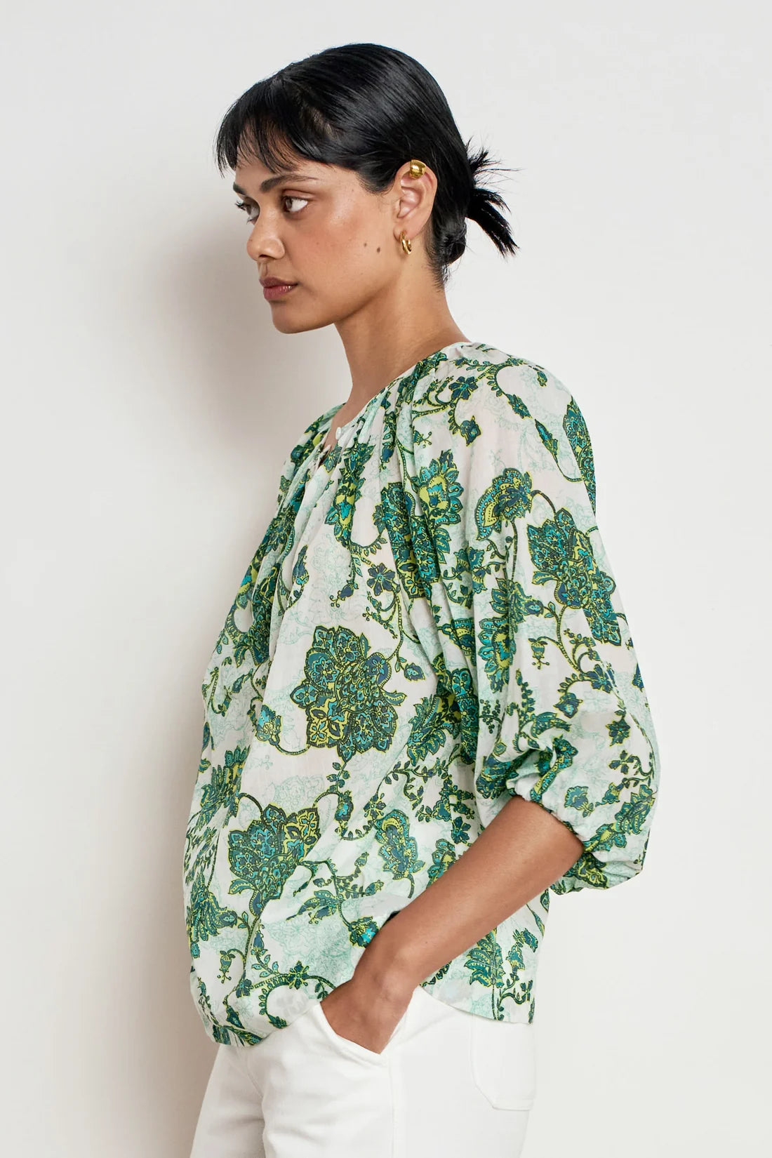 Zoe Kratzmann - Vow Top - Garden Paisley