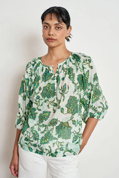 Zoe Kratzmann - Vow Top - Garden Paisley