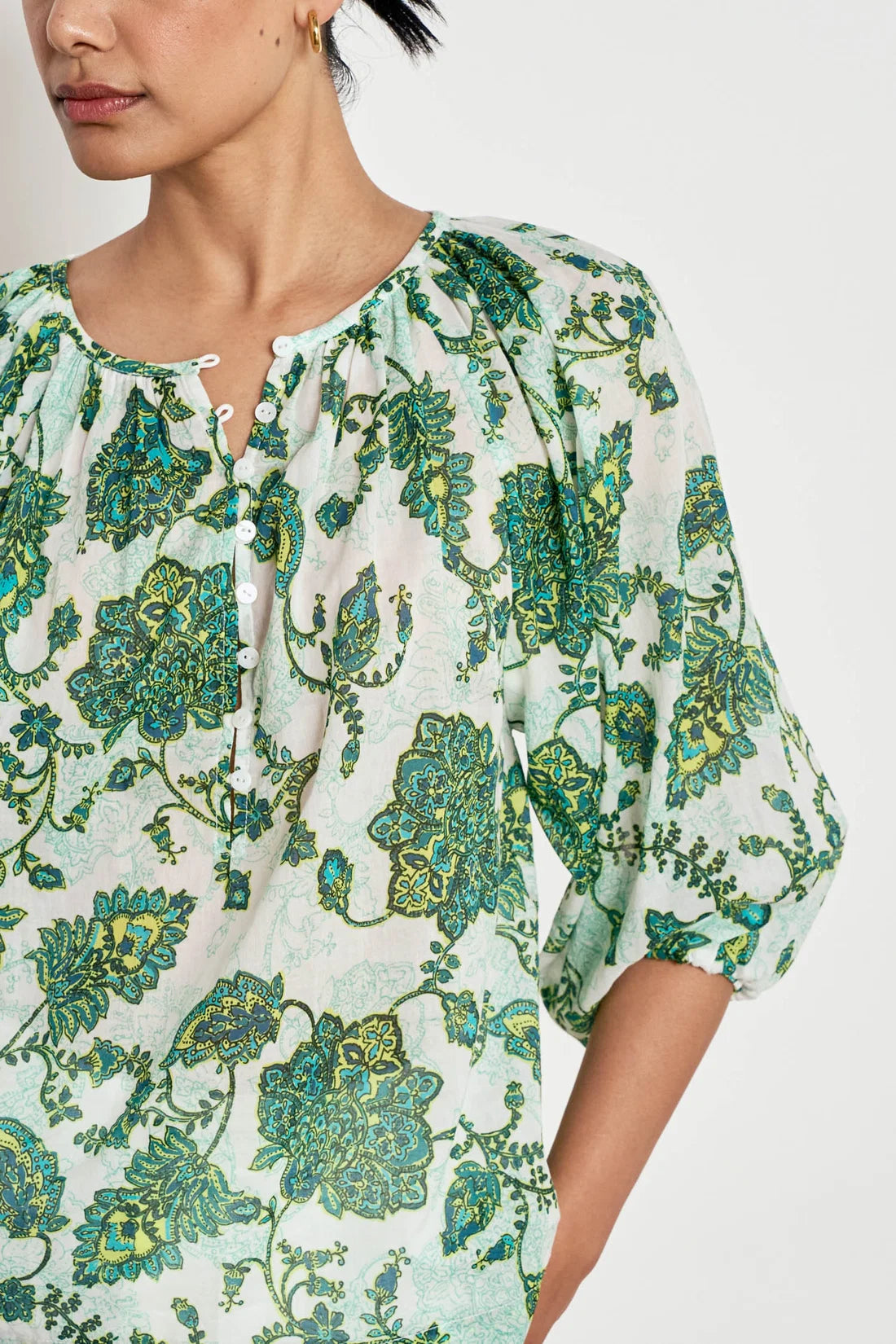 Zoe Kratzmann - Vow Top - Garden Paisley