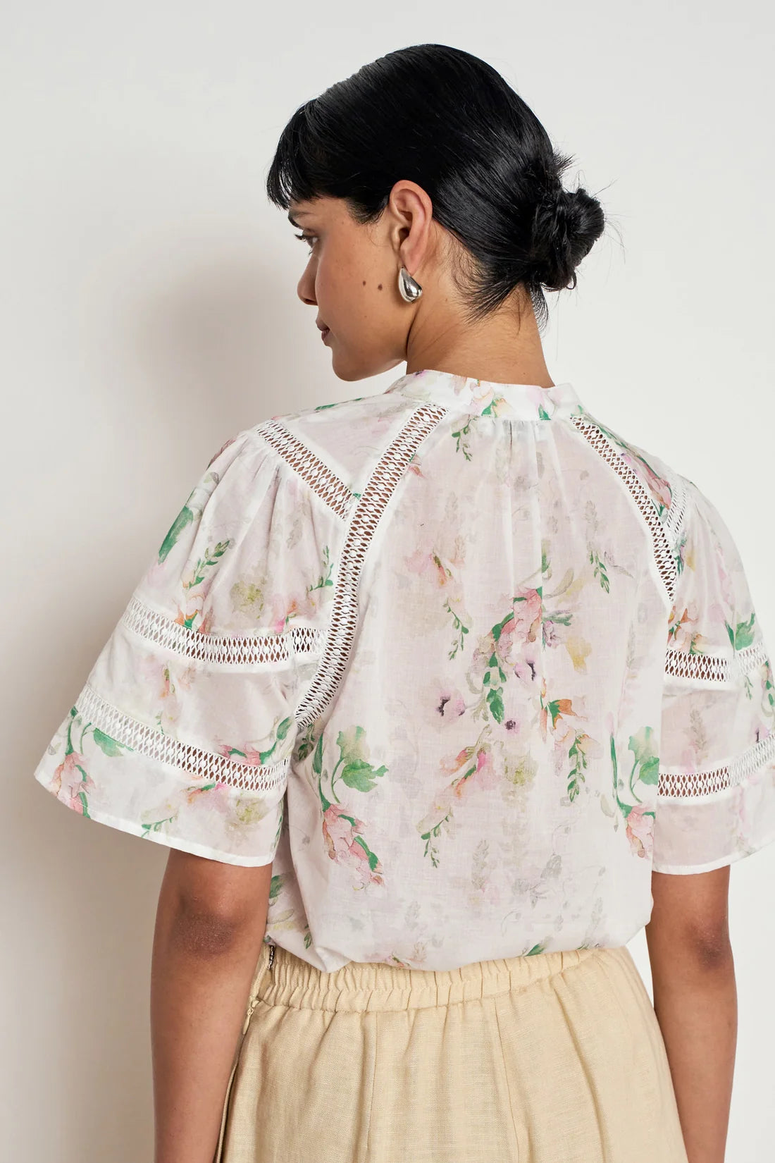 ZOE KRATZMANN - PULSE TOP - PAINTERLY BLOOM