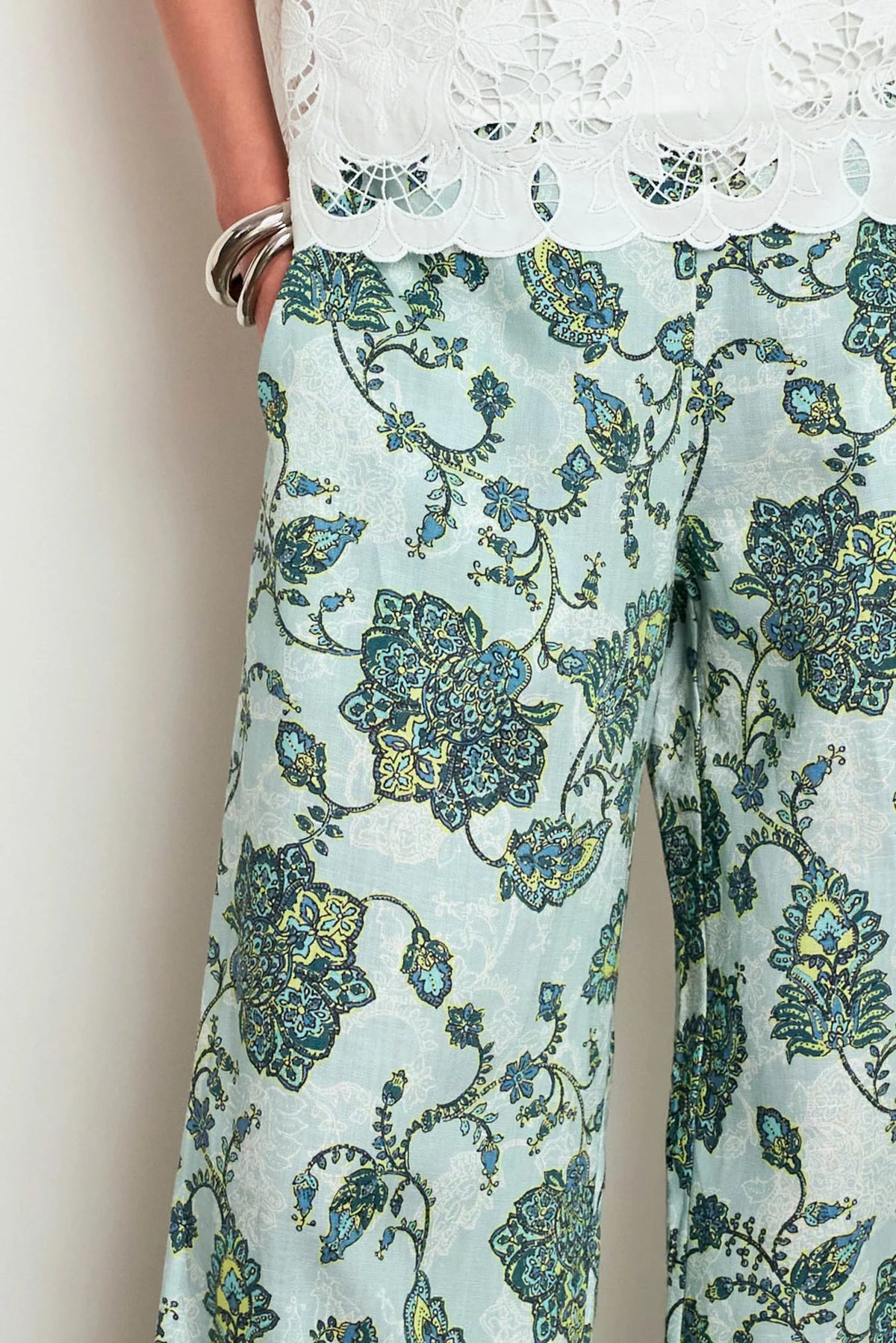 ZOE KRATZMANN - PHASE PANT - FERN PAISLEY