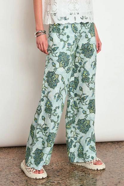ZOE KRATZMANN - PHASE PANT - FERN PAISLEY