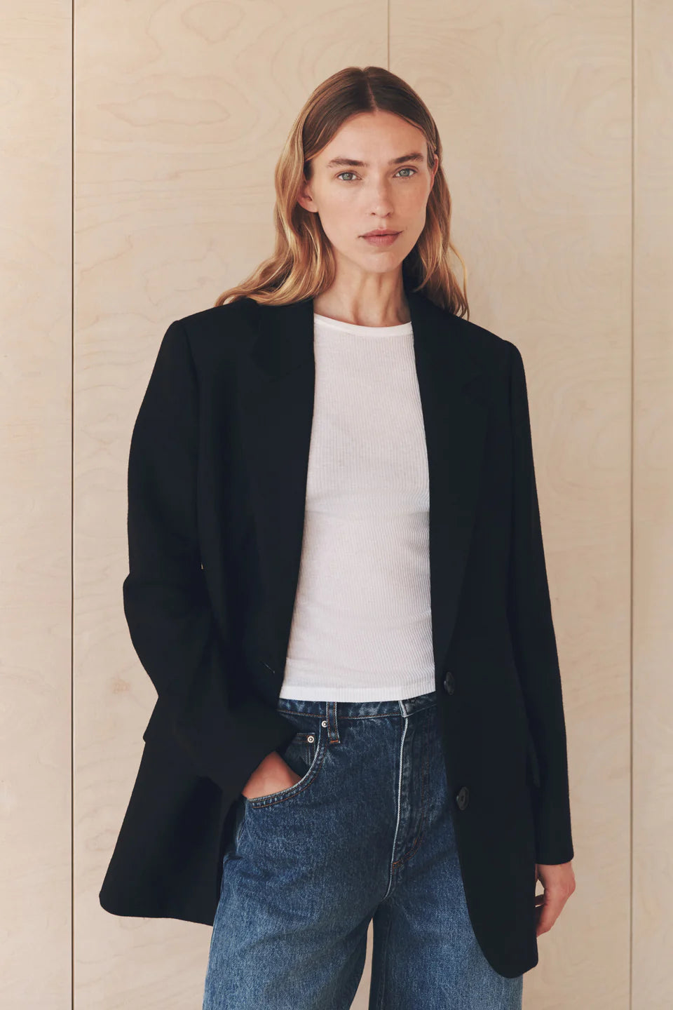 Assembly Label - Isabel Blazer - Black