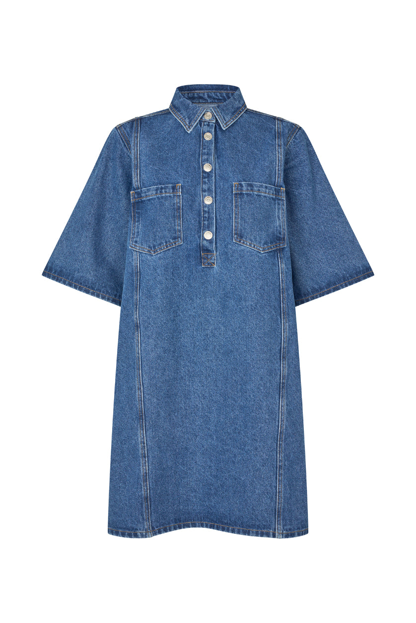 Lollys Laundry - Mola Dress - Blue