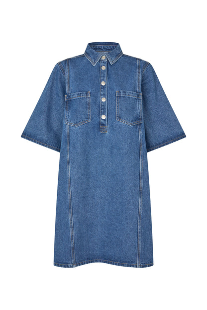 Lollys Laundry - Mola Dress - Blue