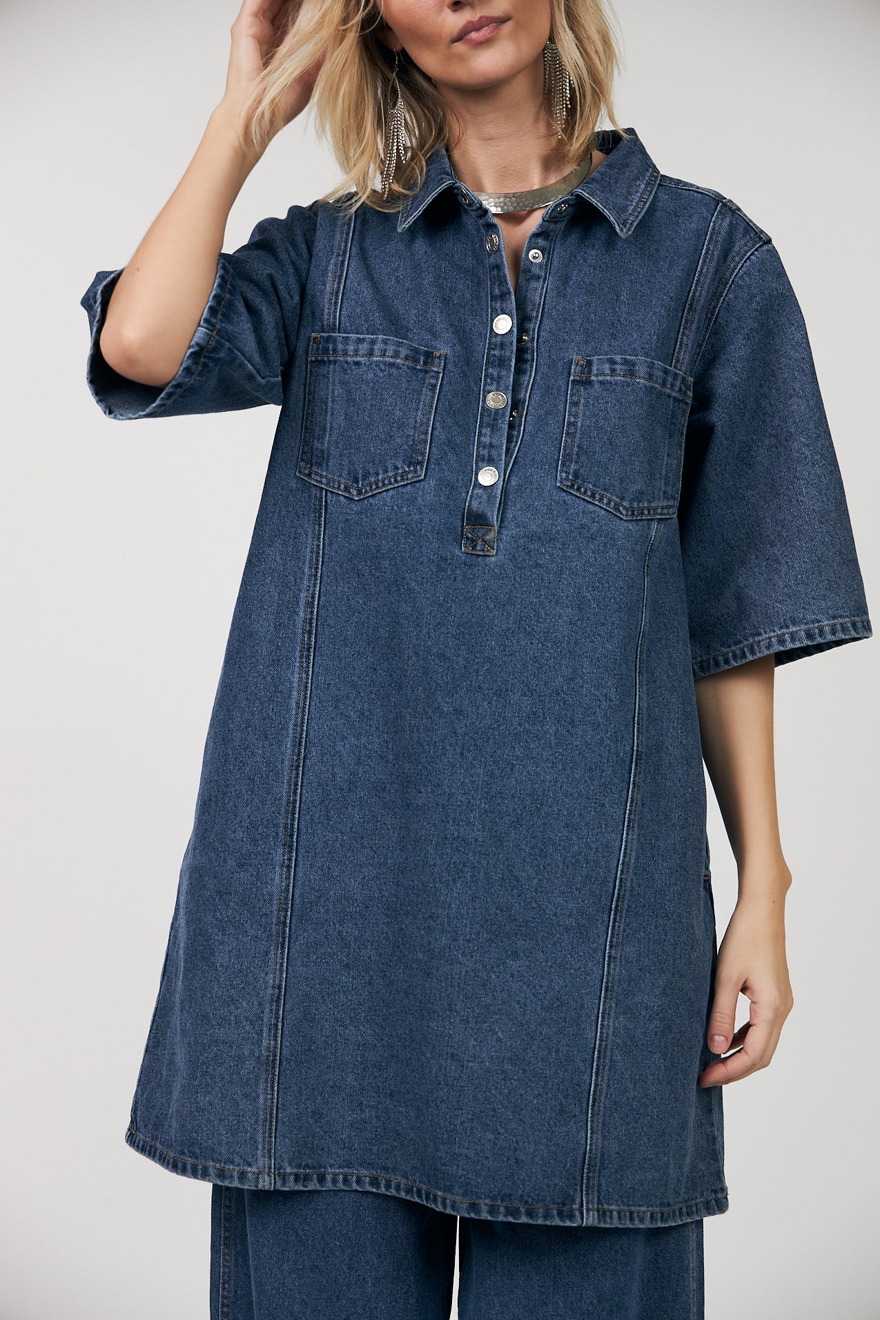 Lollys Laundry - Mola Dress - Blue