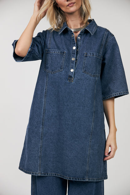 Lollys Laundry - Mola Dress - Blue