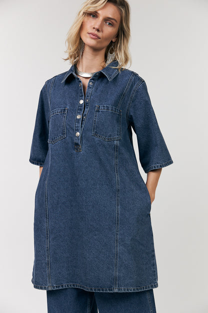 Lollys Laundry - Mola Dress - Blue