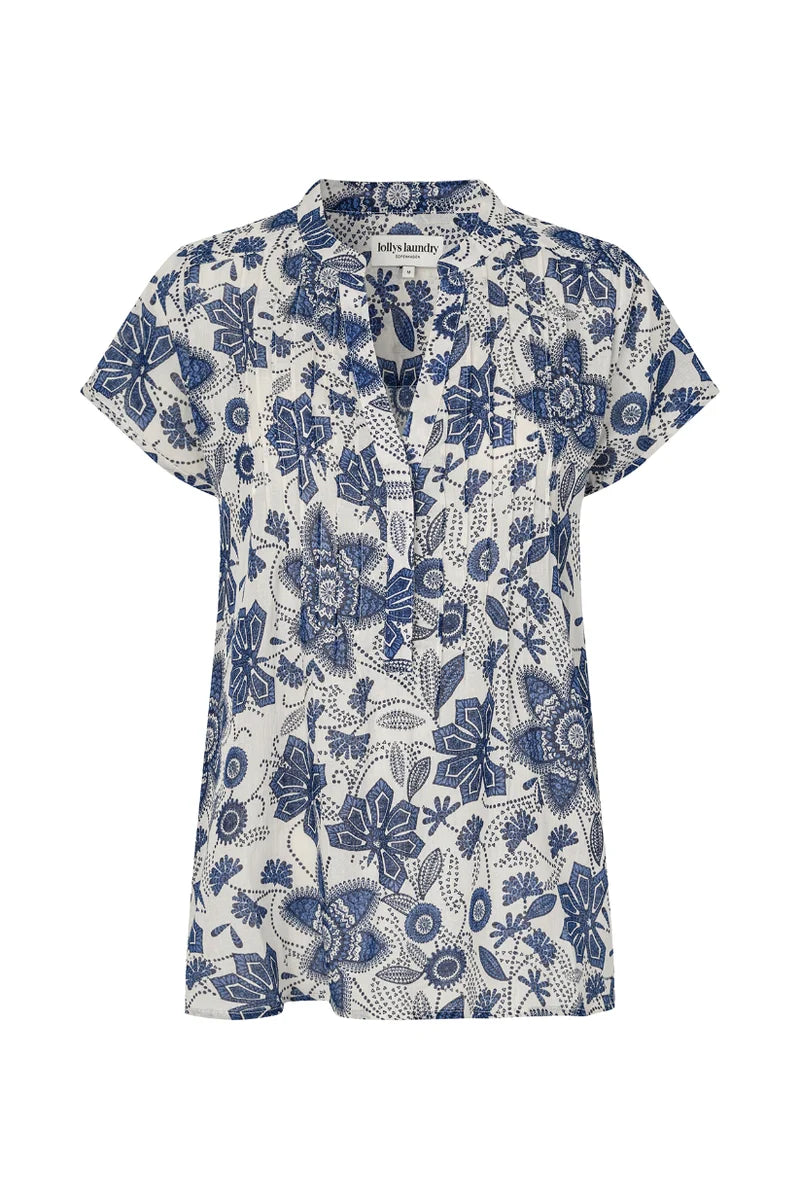 LOLLYS LAUNDRY - HEATHER TOP - BLUE