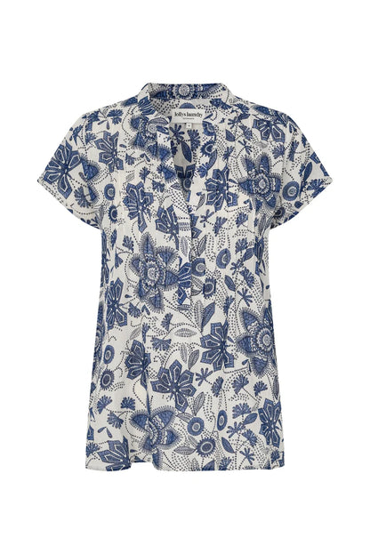 LOLLYS LAUNDRY - HEATHER TOP - BLUE