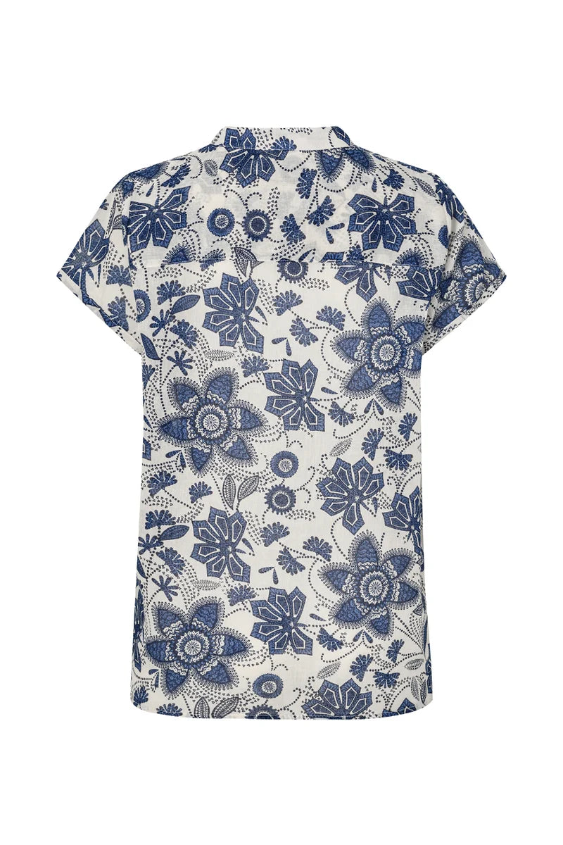 LOLLYS LAUNDRY - HEATHER TOP - BLUE