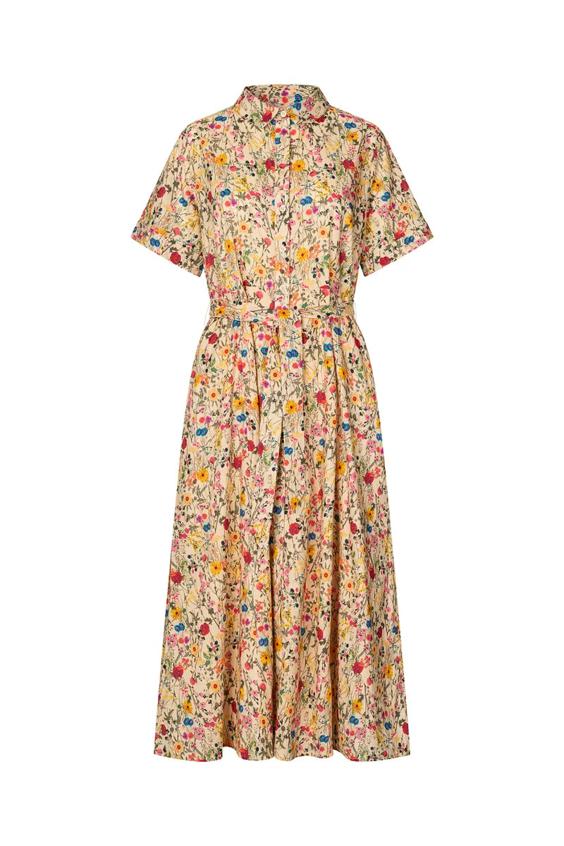 LOLLYS LAUNDRY - BLAKE MIDI DRESS - FLOWER PRINT