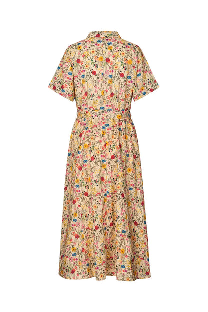 LOLLYS LAUNDRY - BLAKE MIDI DRESS - FLOWER PRINT