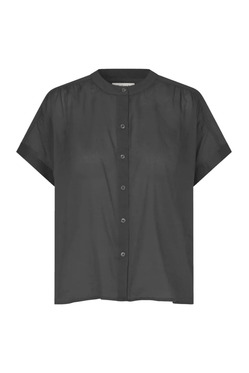 LOLLYS LAUNDRY -MYA SHIRT - WASHED BLACK