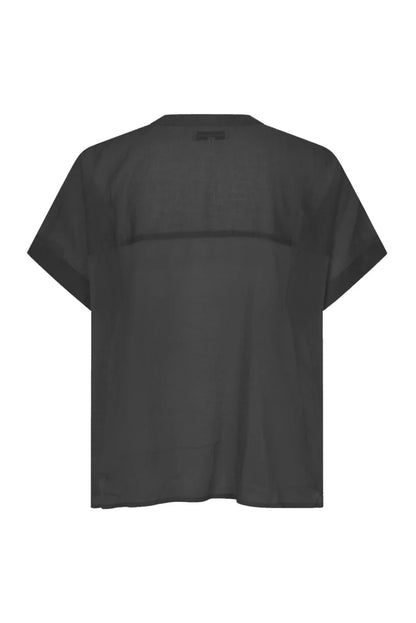 LOLLYS LAUNDRY -MYA SHIRT - WASHED BLACK