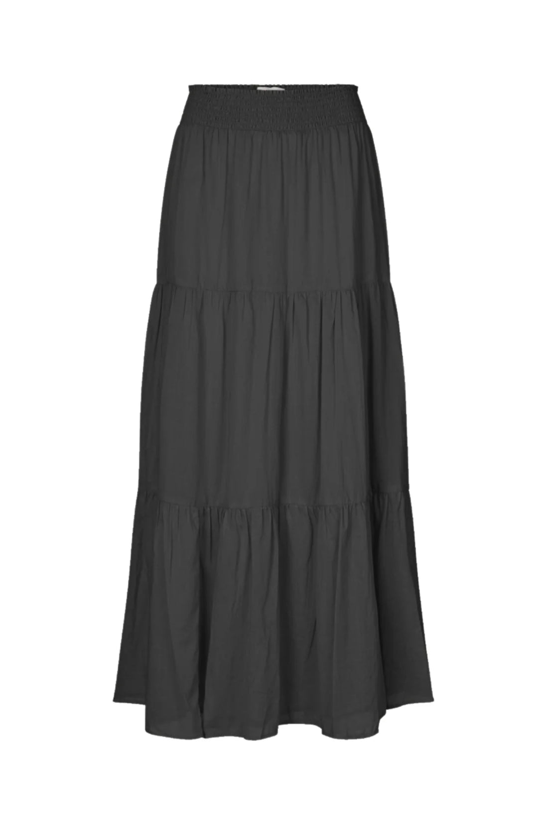 LOLLYS LAUNDRY - DIAMOND MAXI SKIRT -WASHED BLACK