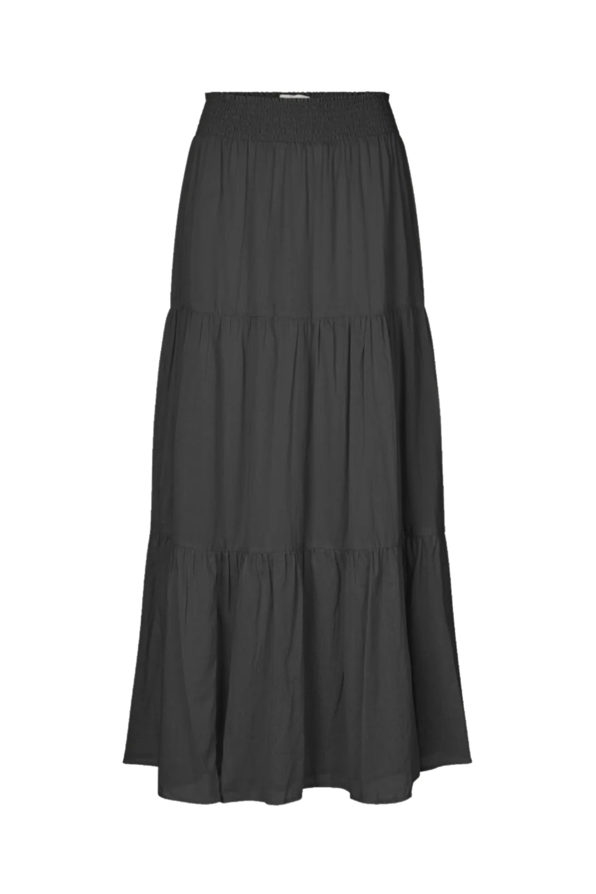 LOLLYS LAUNDRY - DIAMOND MAXI SKIRT -WASHED BLACK