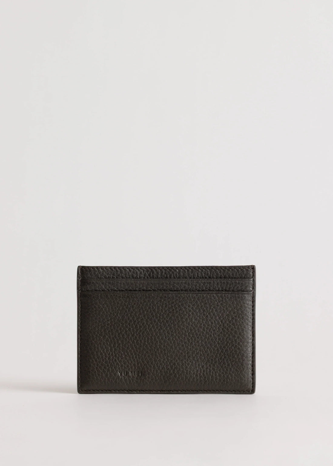 Yu Mei - Youhan Cardholder - Black Olive Deer Nappa