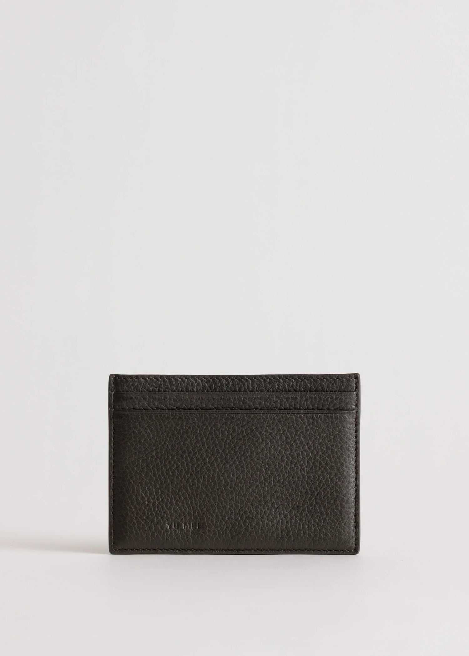 Yu Mei - Youhan Cardholder - Black Olive Deer Nappa