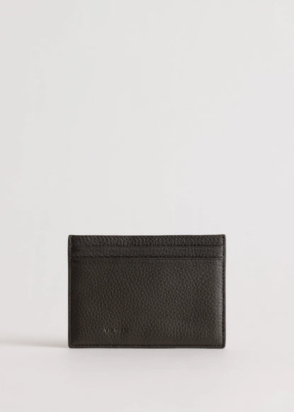 Yu Mei - Youhan Cardholder - Black Olive Deer Nappa