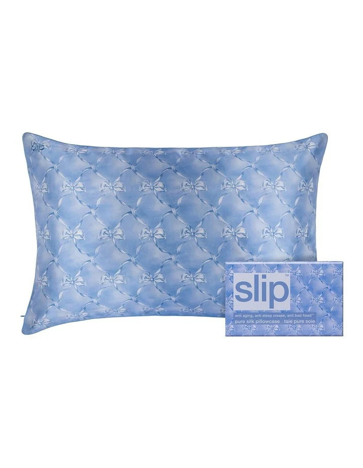 Slip - Pure Silk Queen Pillow Case - Bluebelle