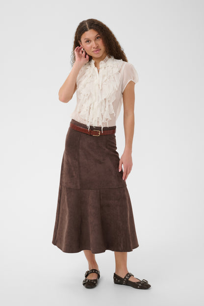 SAINT TROPEZ - LIJIA CRINKLE SHIRT - ICE