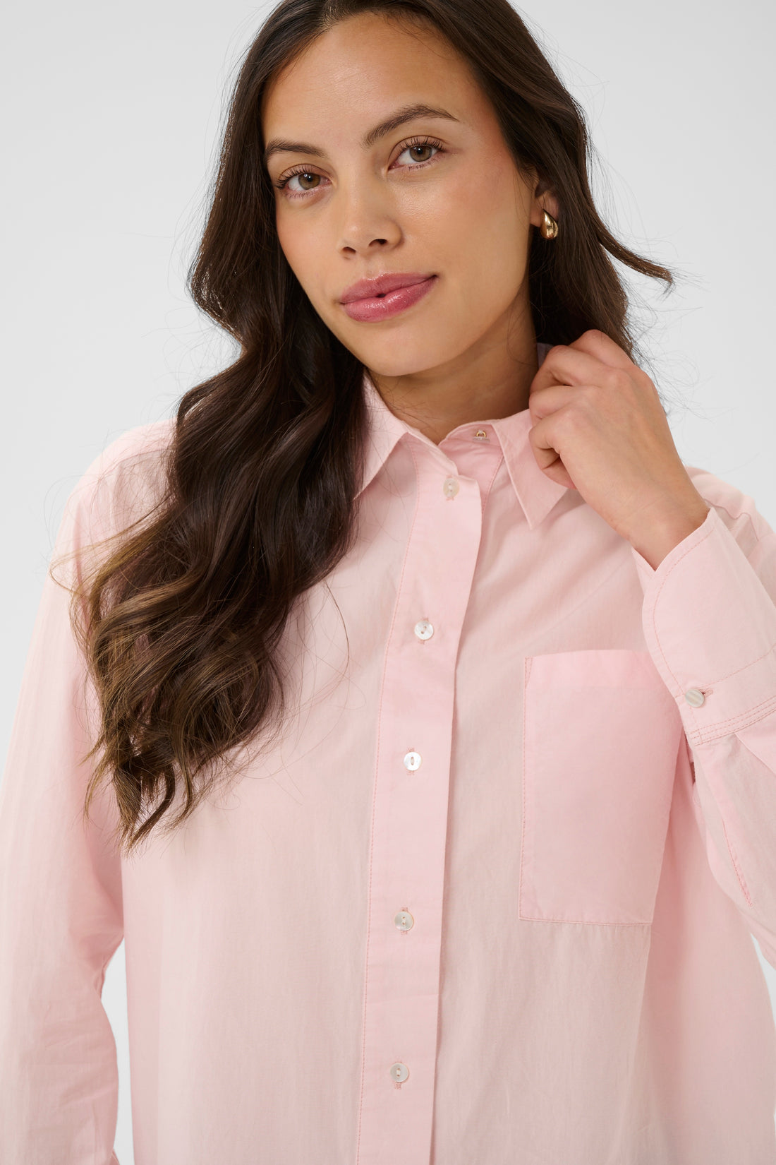 Saint Tropez - Phyllis Shirt - Chalk Pink