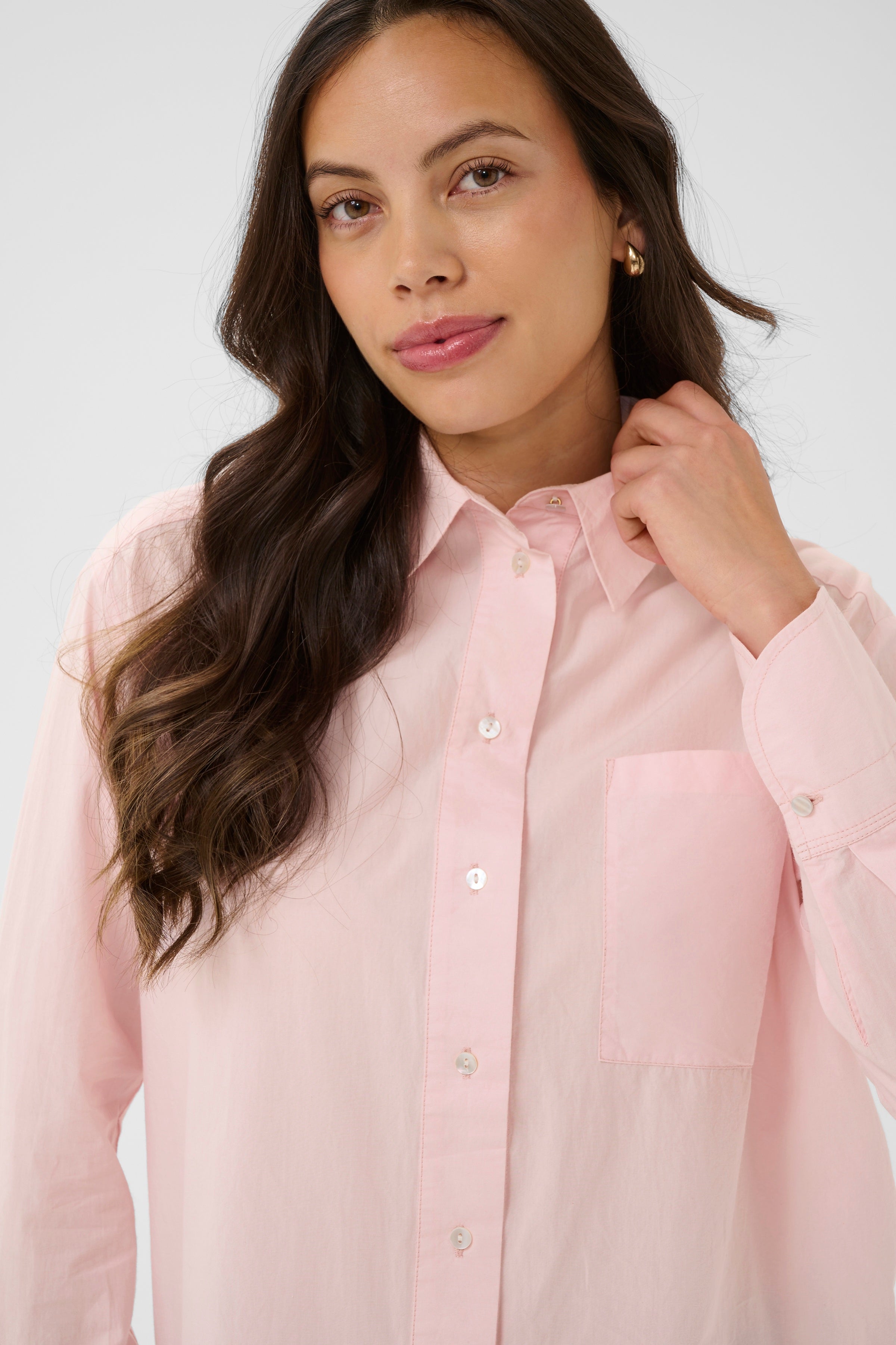 Saint Tropez - Phyllis Shirt - Chalk Pink