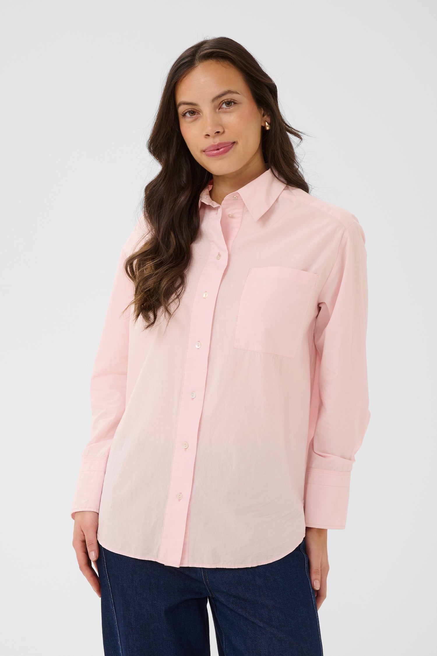 Saint Tropez - Phyllis Shirt - Chalk Pink