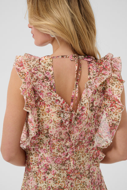 SAINT TROPEZ - RAINIE DRESS - BALLERINA BRUSHED BLOOM