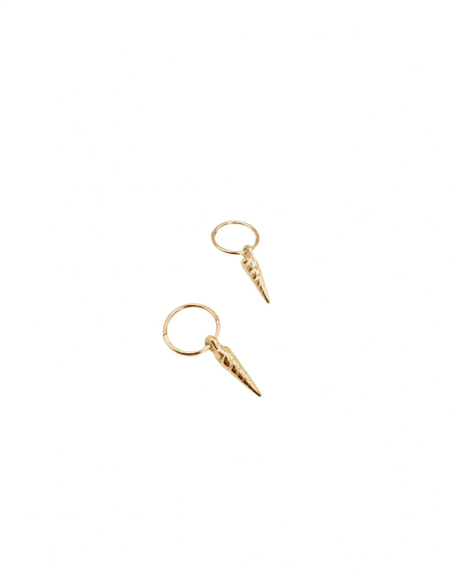 Rachel Stichbury - Petite Unicorn Shell | Sleepers - Gold Plated
