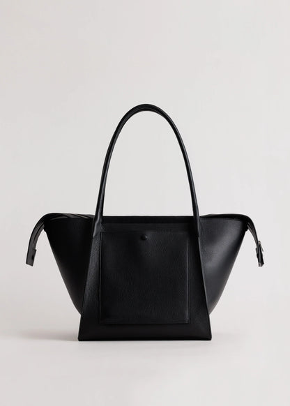 Yu Mei - Claudia Tote - Black Deer Nappa