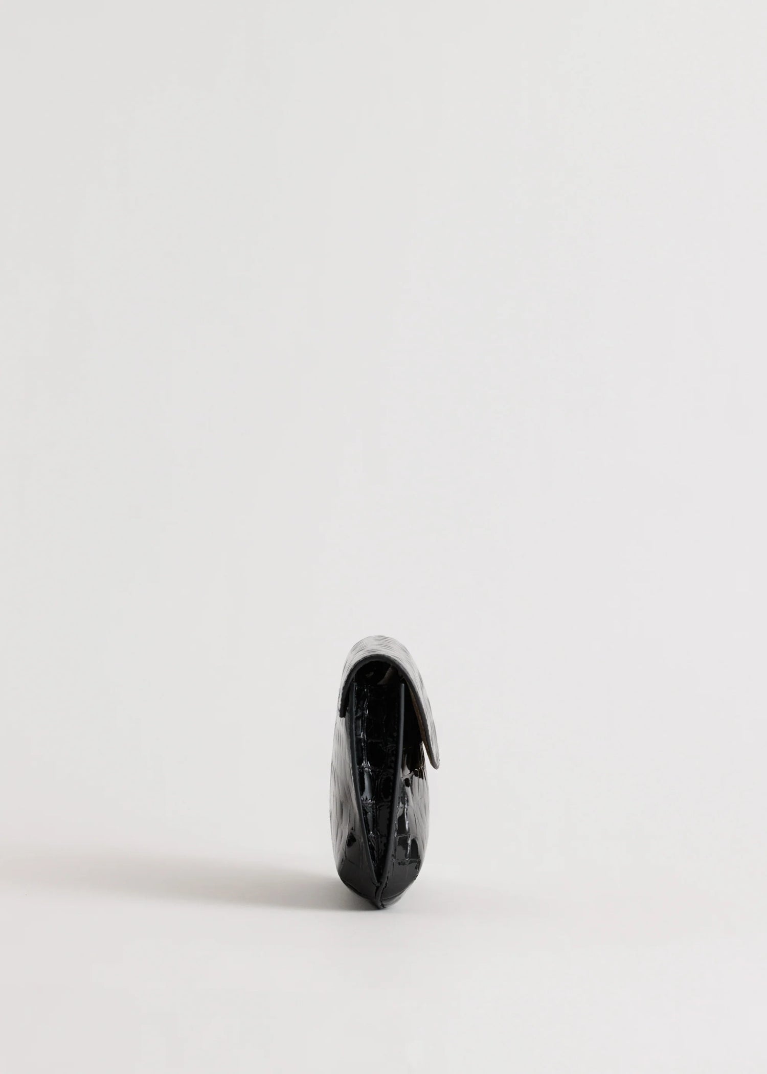 Yu Mei - Keriana Clutch - Black Croc