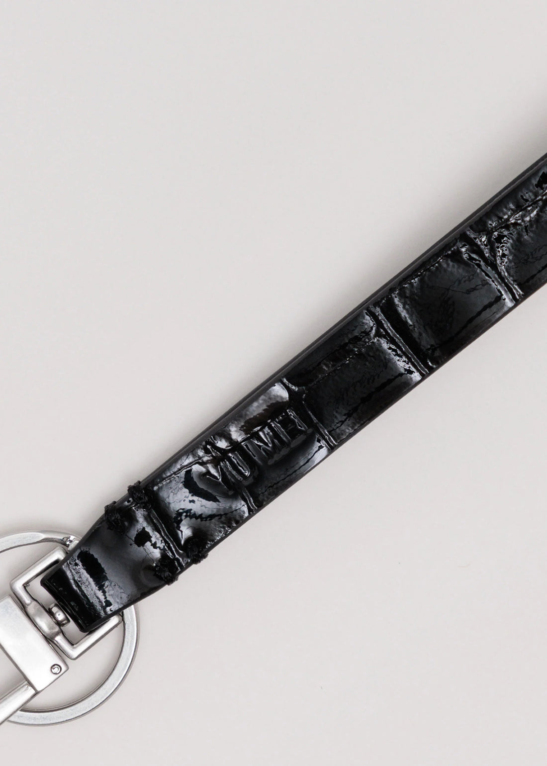 Yu Mei - Key Fob - Black Croc