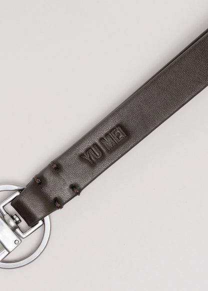 Yu Mei - Key Fob - Black Olive Lambskin
