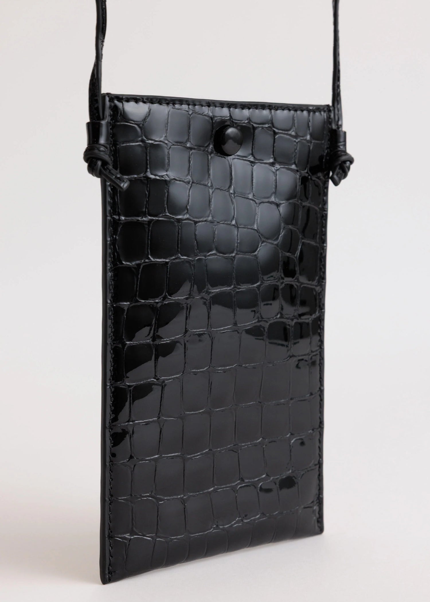 Yu Mei - Luci Bag - Black Croc