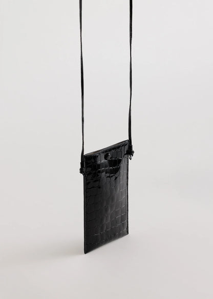 Yu Mei - Luci Bag - Black Croc