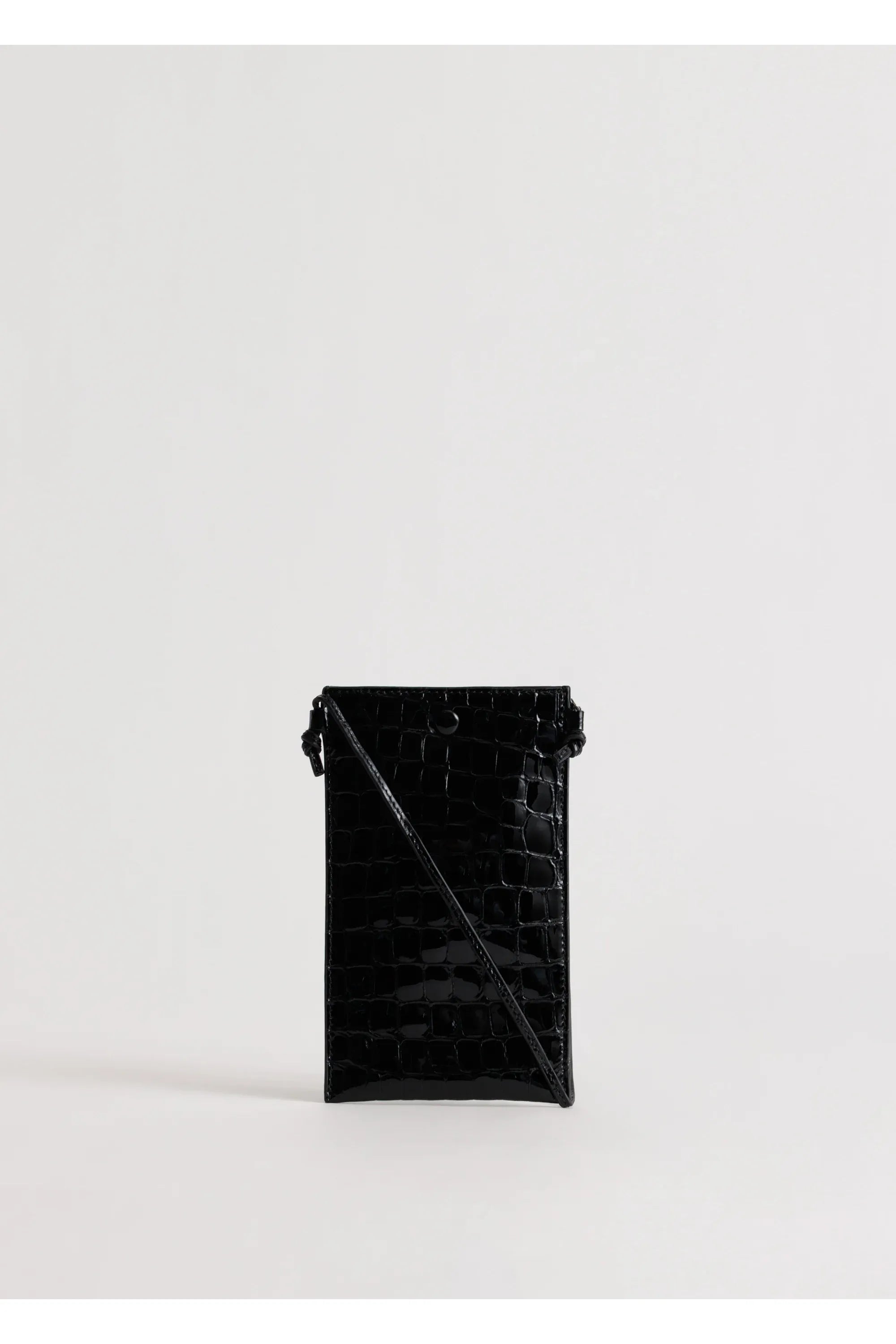 Yu Mei - Luci Bag - Black Croc