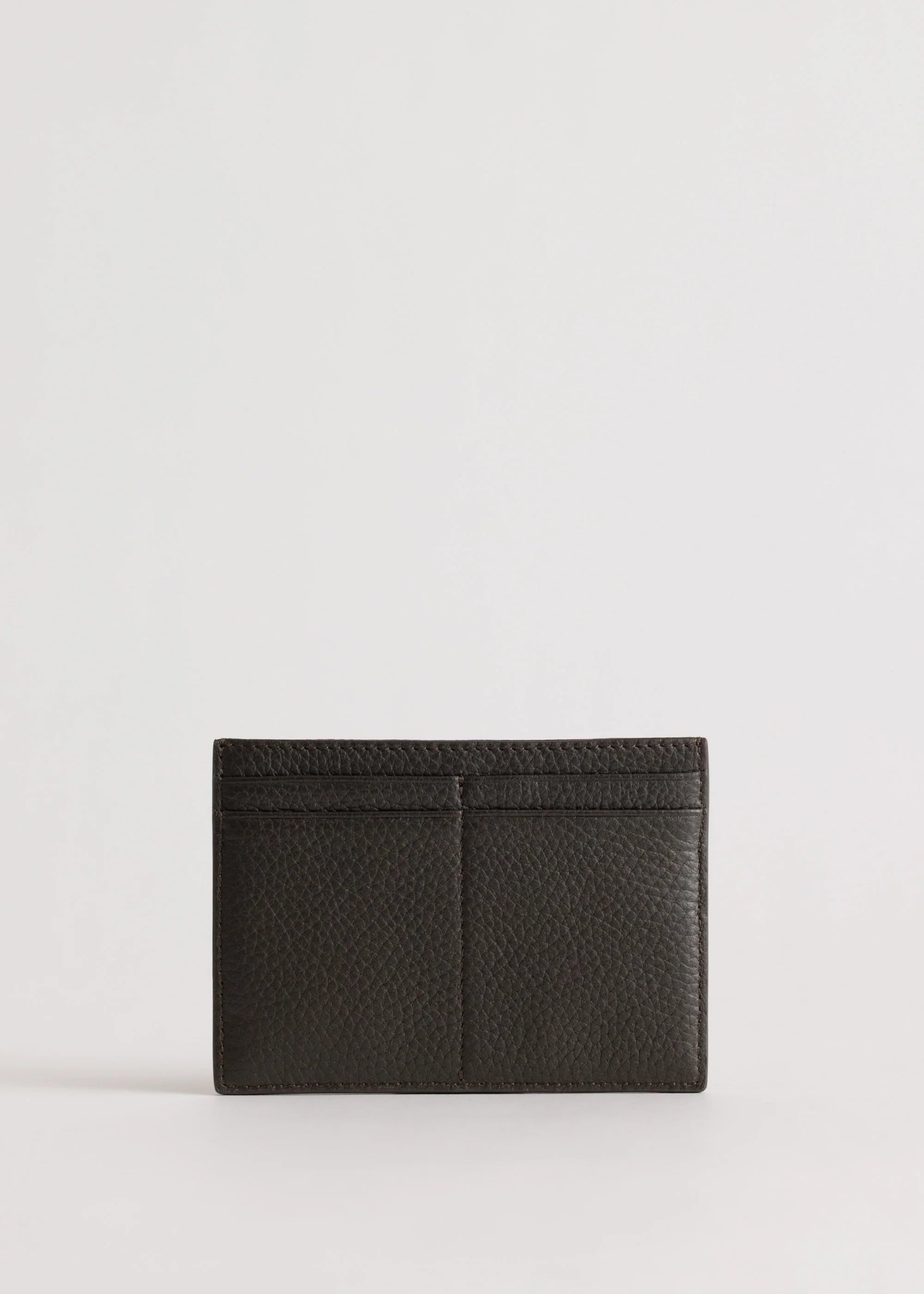 Yu Mei - Youhan Cardholder - Black Olive Deer Nappa