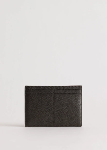 Yu Mei - Youhan Cardholder - Black Olive Deer Nappa
