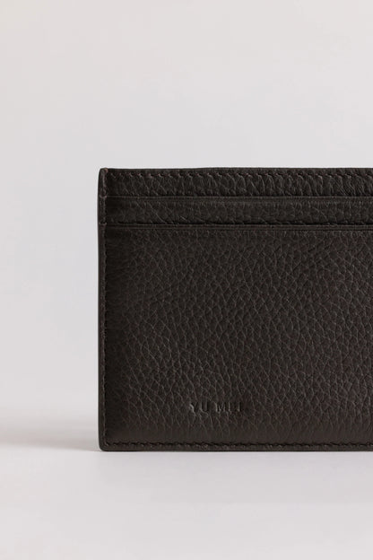 Yu Mei - Youhan Cardholder - Black Olive Deer Nappa