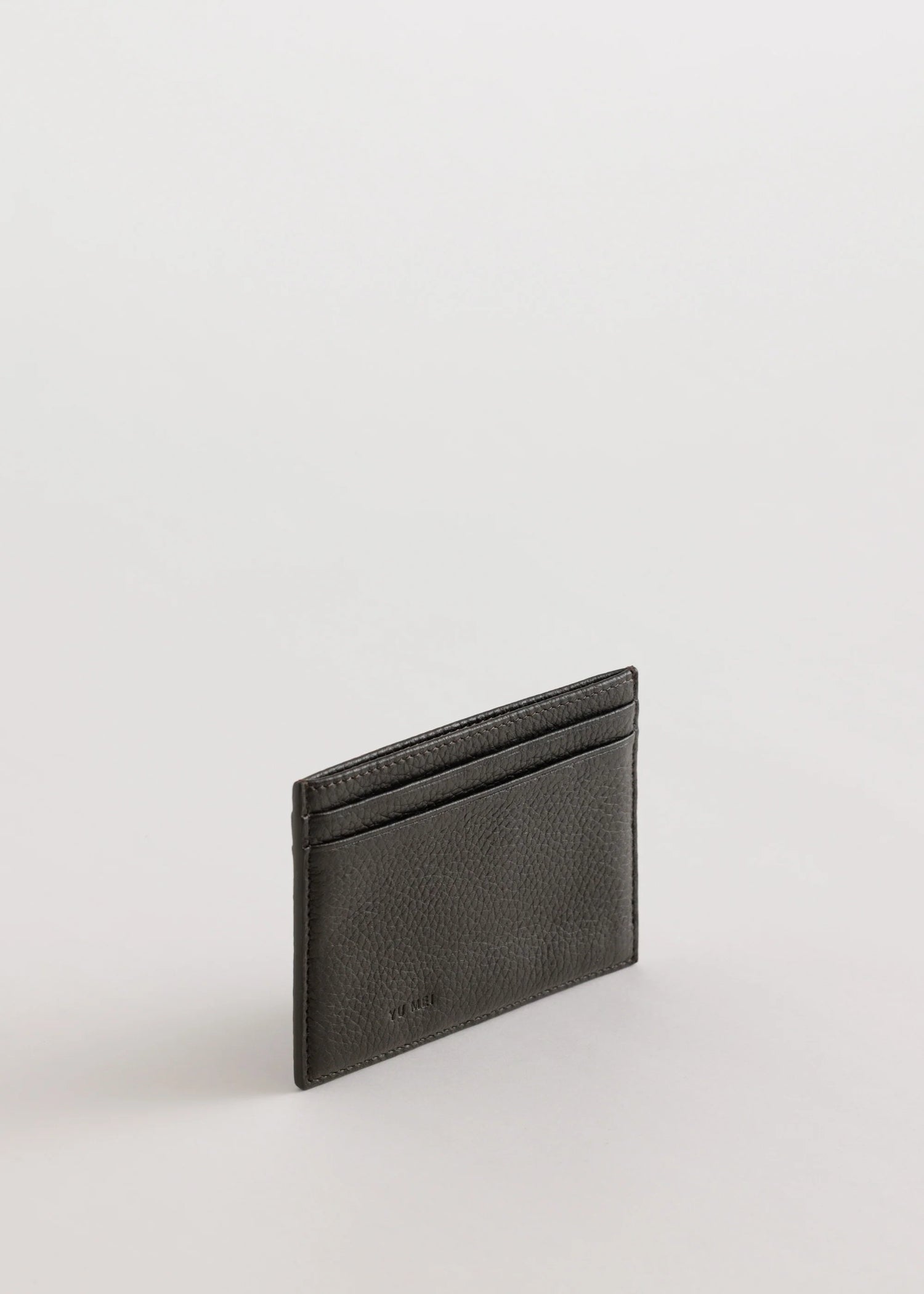 Yu Mei - Youhan Cardholder - Black Olive Deer Nappa