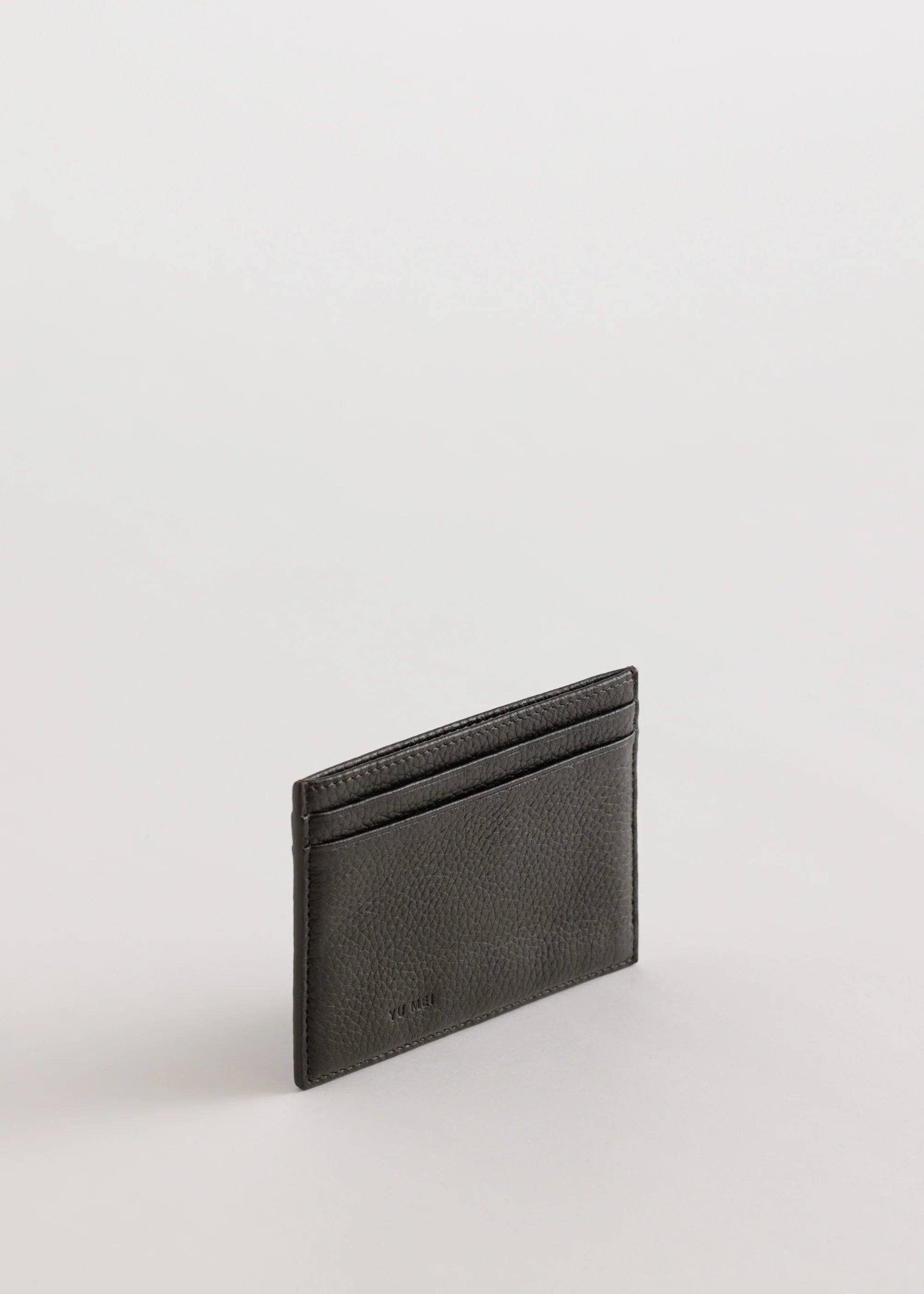 Yu Mei - Youhan Cardholder - Black Olive Deer Nappa