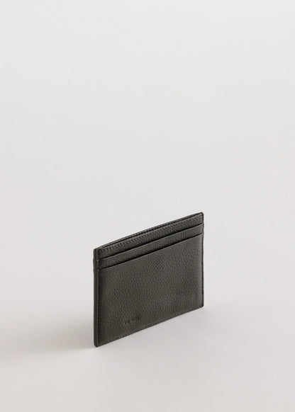 Yu Mei - Youhan Cardholder - Black Olive Deer Nappa
