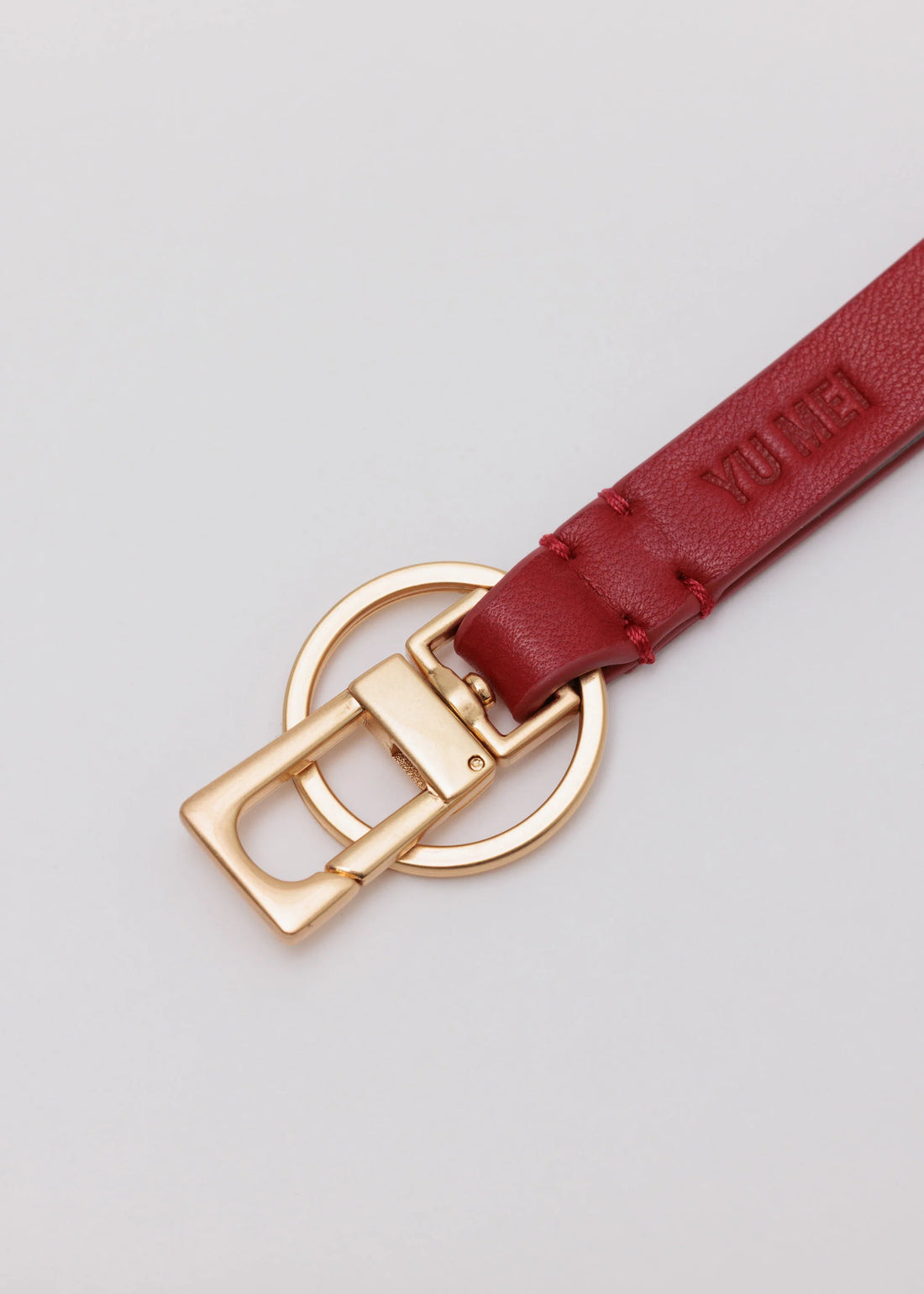Yu Mei - Key Fob - Lobster Red Lambskin