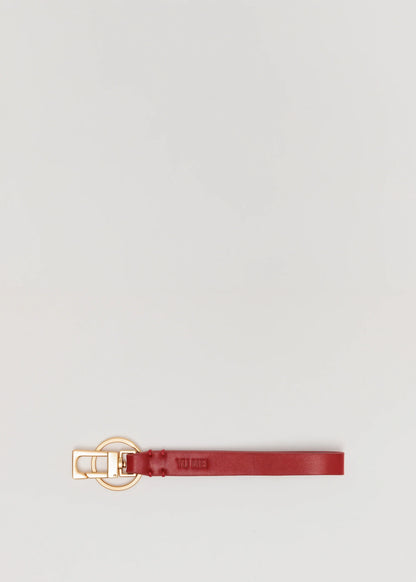 Yu Mei - Key Fob - Lobster Red Lambskin