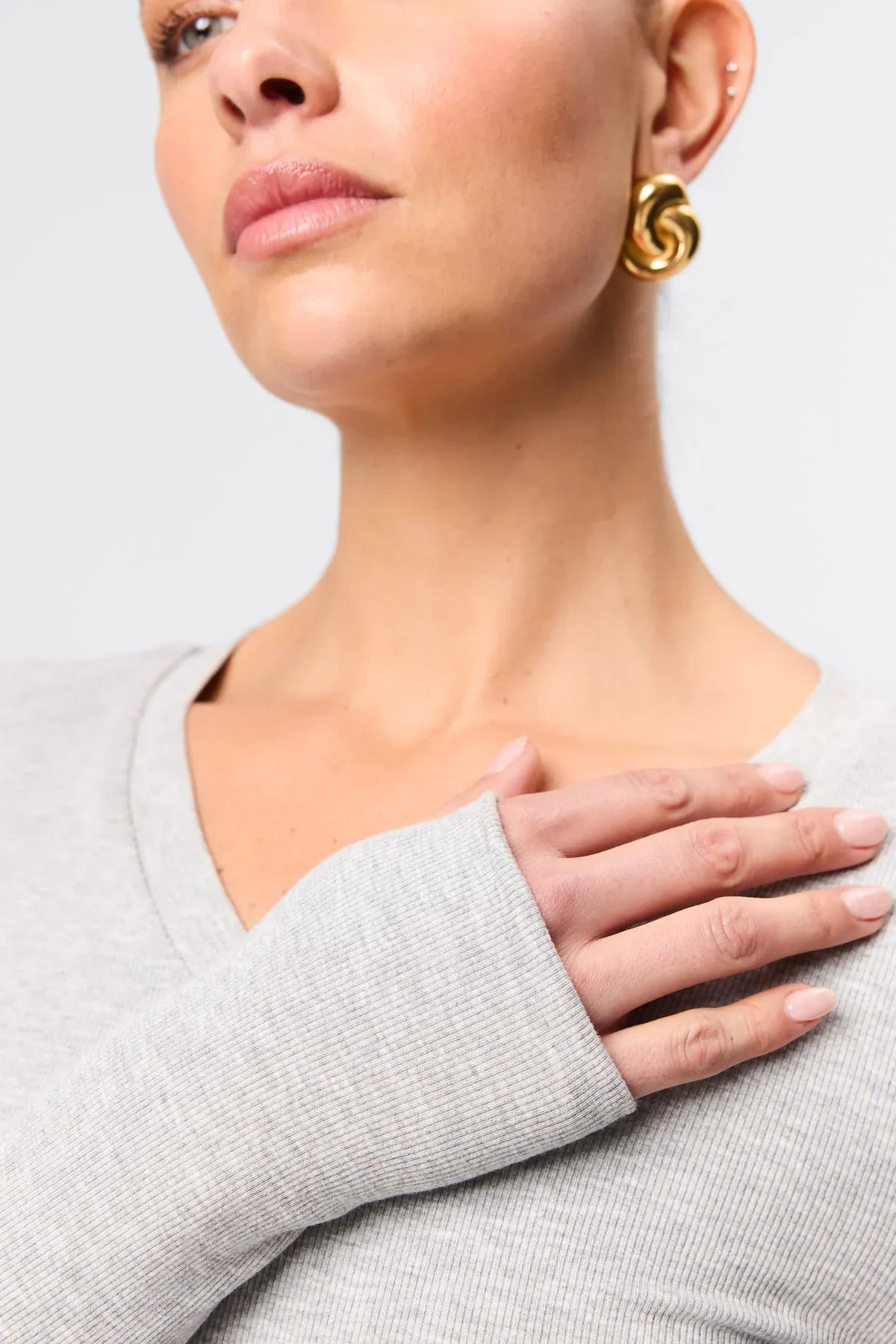 Mossman - Sedona Top - Grey Marle