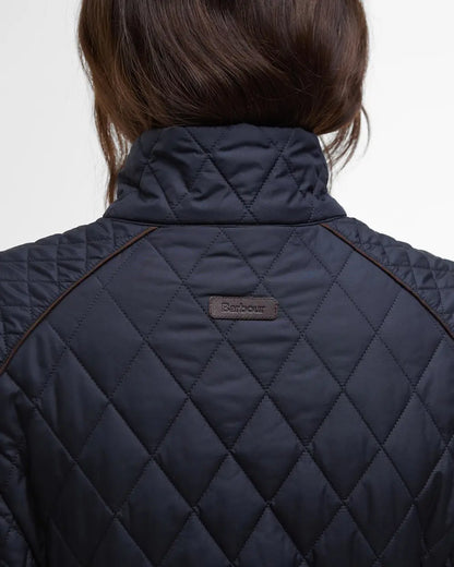 Barbour - Crawford Cavalry Quilted Jacket - Dark Navy/Ancient Tartan