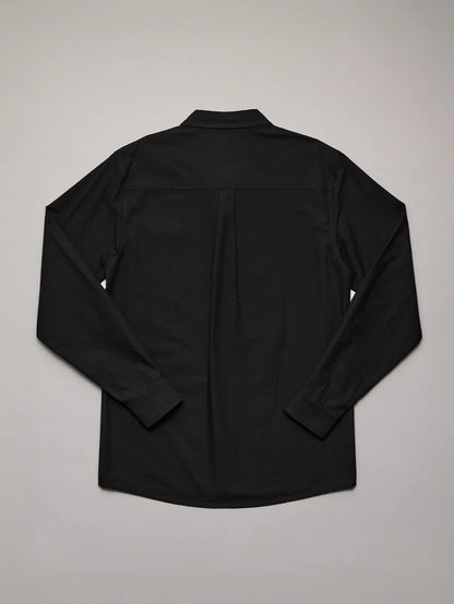 Just Another Fisherman - Anchorage Shirt - Deep Black