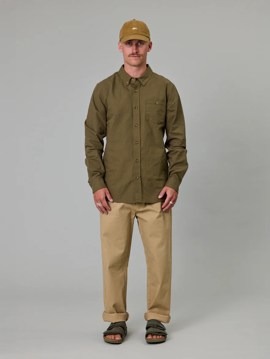 Just Another Fisherman - Anchorage Shirt - Khaki